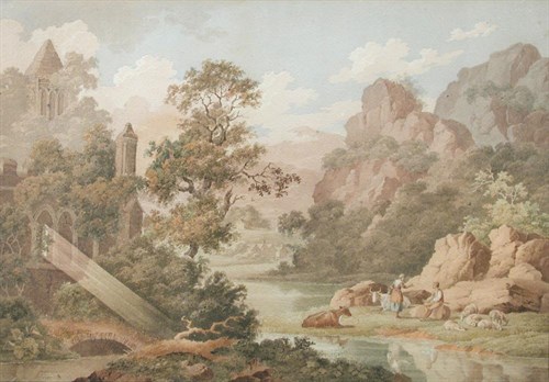 Lot 443 - Attributed to Francis Wheatley, RA (British,...