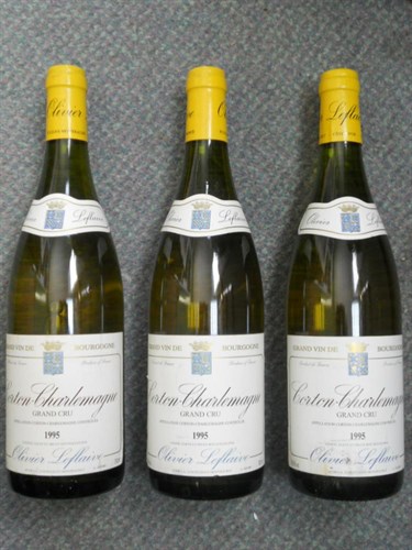 Lot 763 - Corton Charlemagne Grand Cru, Olivier Leflaive 1995