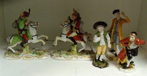 Lot 58 - Five early 20th century German figures
