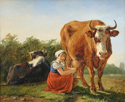Lot 553 - Manner of Albert Cuyp (Dutch, 1620-1691) - A...