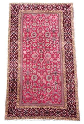 Lot 945 - A fine Indian Agra rug