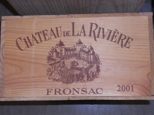 Lot 741 - Chateau de la Riviere, Fronsac 2001