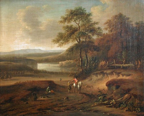 Lot 520 - Follower of Jan Wynants (Dutch, circa 1635-1684)