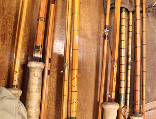 Lot 599 - Eaton and Deller - a split cane trout fly rod