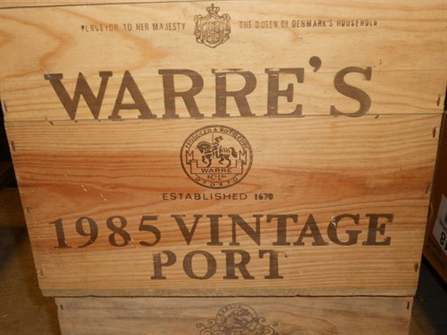 Lot 726 - Warre's port 1985, 12 bottles in owc
