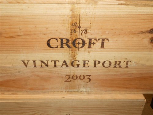 Lot 732 - Croft port 2003, 12 bottles in owc