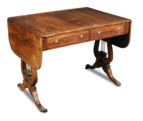 Lot 608 - A Regency rosewood sofa table, early 19th century