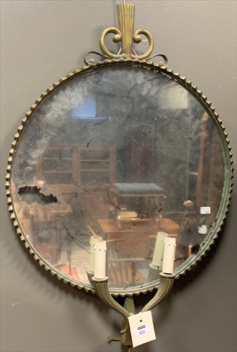 Lot 622 - An Italian bronze mirror in the style of Gio...