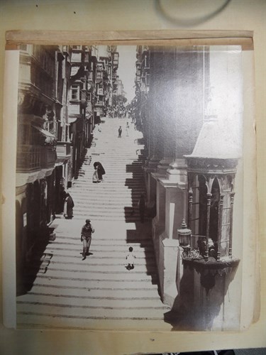Lot 201 - A photographic panorama of Valetta harbour,...
