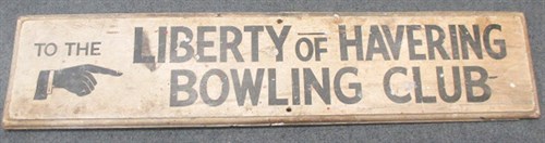 Lot 264 - Liberty of Havering Bowling Club