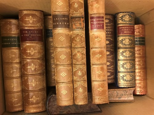 Lot 148 - Bindings, mainly school prizes, including...