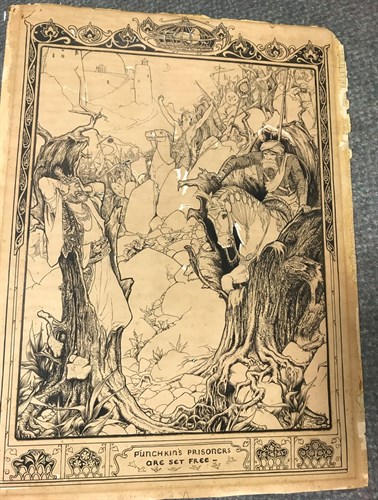 Lot 14 - A collection of prints, watercolours and...