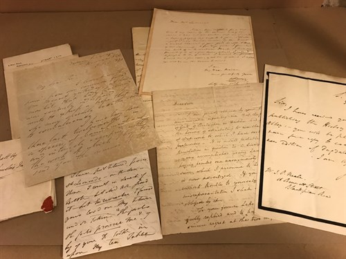 Lot 235 - A collection of manuscript letters or notes by...