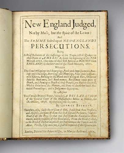 Lot 115 - WILSON (Robert) New England Judged.... The...