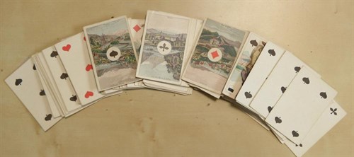 Lot 192 - 19th century playing cards., two full sets...