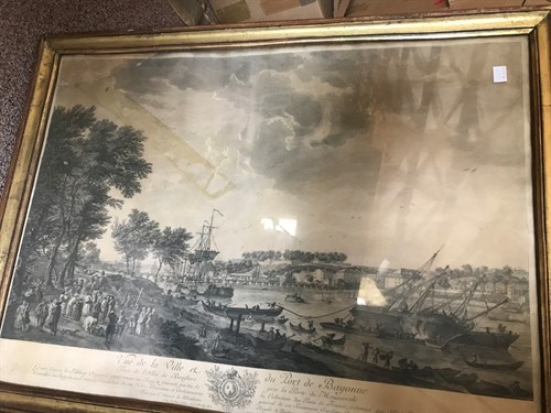 Lot 7 - Five scenic engravings after Joseph Vernet by N. Cochin and J. Philippe Le Bas