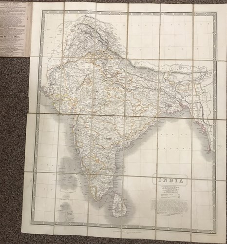 Lot 470 - JOHNSTON (W & A K) Johnston's Travelling Map...