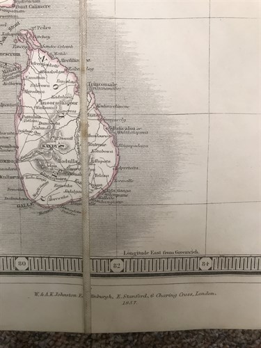 Lot 470 - JOHNSTON (W & A K) Johnston's Travelling Map...