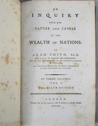 Lot 117 - SMITH (Adam) An Inquiry into the Nature and...