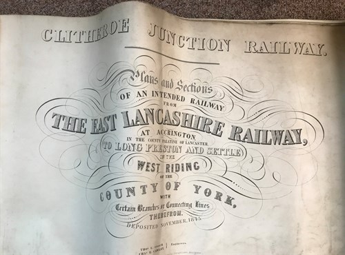 Lot 219 - RAILWAY HISTORY, LANCASHIRE. Clitheroe...
