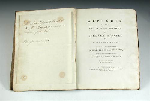 Lot 252 - HOWARD (JOHN) Appendix to the State of the...