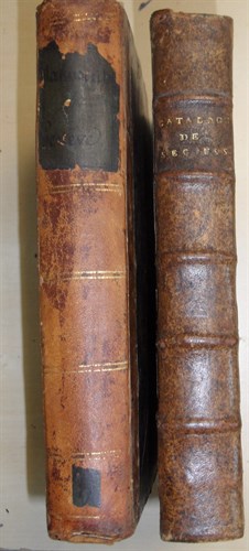 Lot 128 - Two rare 18th century catalogues. SECOUSSE....