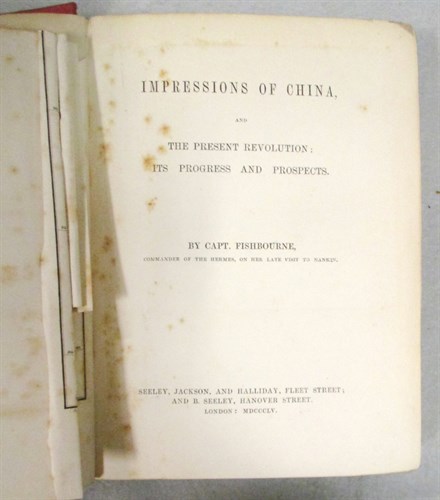 Lot 475 - CHINA and ASIA, travel. BUCHANAN (Rev. C.),...