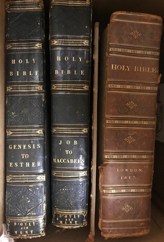Lot 436 - Theology and religion, Bibles and Biblical...