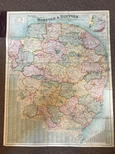 Lot 259 - East Anglia - history and topography. Bacon's...