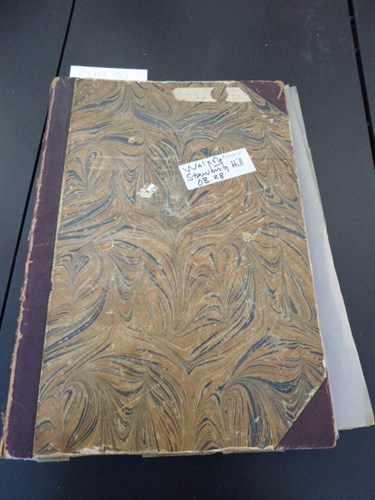 Lot 204 - An album of portrait sketches, caricatures and...