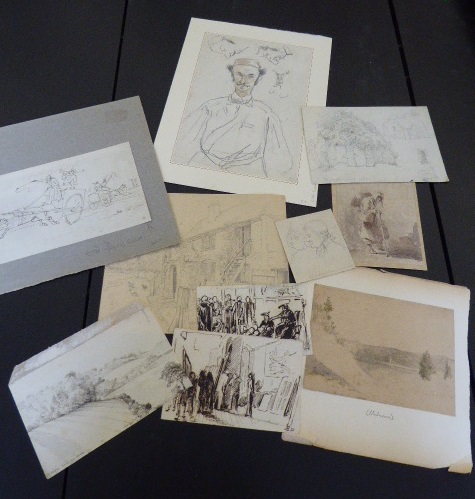 Lot 210 - Charles West Cope, R.A. (1811-1890) and others.