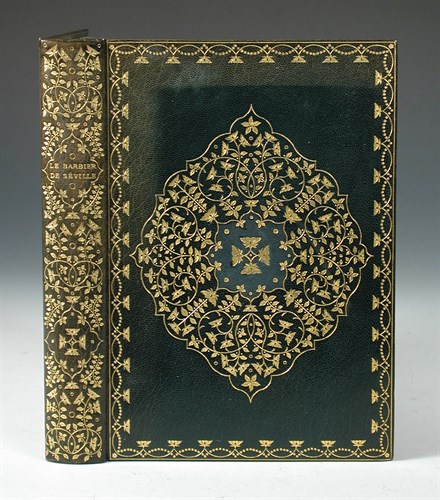 Lot 142 - Fine binding. BEAUMARCHAIS. Le Barbier de...