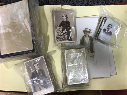 Lot 230 - Two 19th century albums containing...