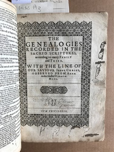 Lot 83 - Bible,London: Barker and Bill 1634-36, 22 x 16....