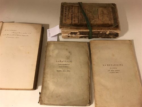 Lot 337 - Italy - poetry. MATHIAS (Thomas J.;...