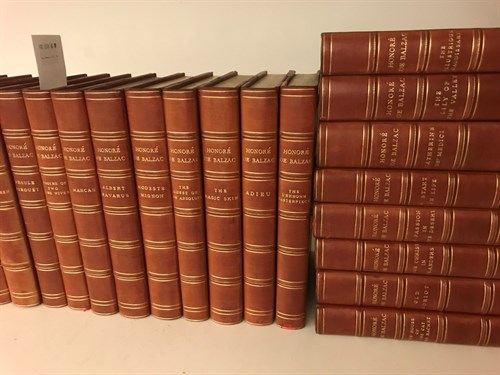 Lot 159 - Bindings. BALZAC (Honore de) Works, Caxton...