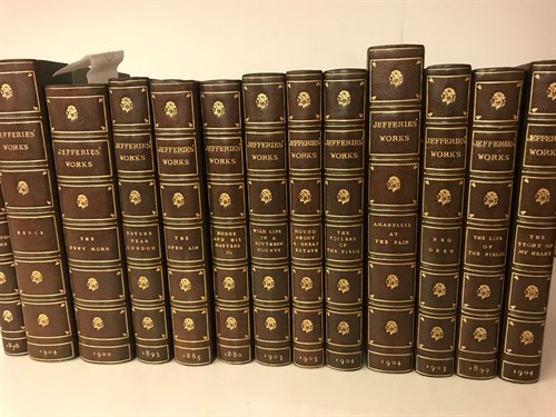 Lot 161 - Binding. JEFFERIES (Richard) Works, 18 vols,...