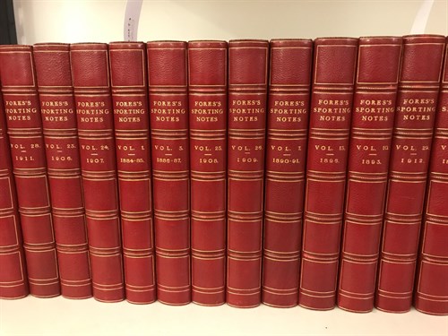 Lot 164 - Bindings. FORE'S Sporting Notes, vols. I to 29,...