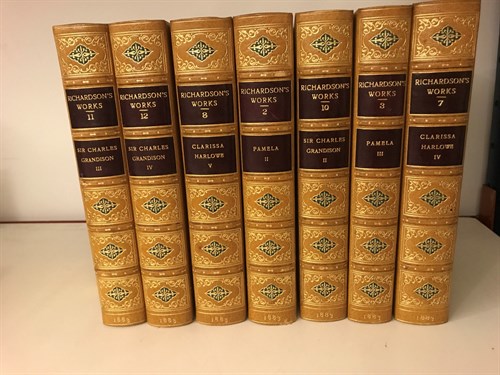 Lot 168 - Bindings. RICHARDSON (Samuel) The Works, in 12...