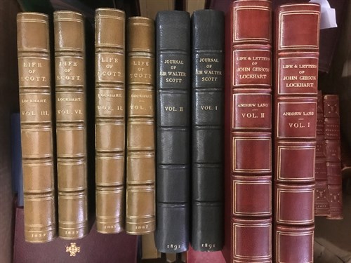 Lot 170 - Literature - bindings. LOCKHART (J G) Life of...