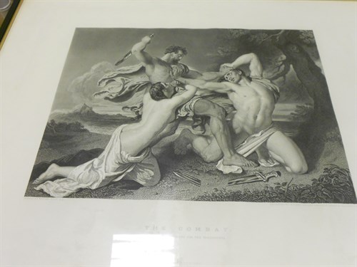 Lot 13 - Six 19th century engravings published by Cassell & Co after various artists, including 'Baalbec' after David Roberts