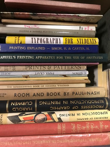 Lot 433 - Printing and typography, book and graphic...