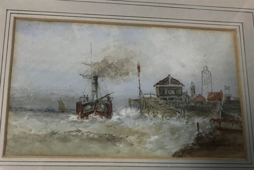Lot 23 - A collection of mixed prints, watercolours and...