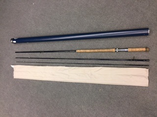 Lot 213 - Two Thomas & Thomas carbon three piece salmon...