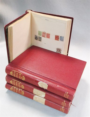 Lot 248 - Four early 20th century stamp albums