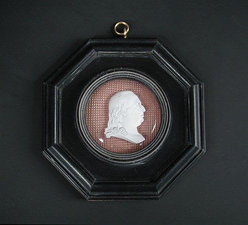 Lot 287 - An early 19th century sulphide  of Louis XVIII by Bertrand Andrieu