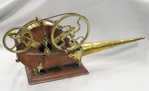 Lot 238 - A set of 19th century mechanical brass and...