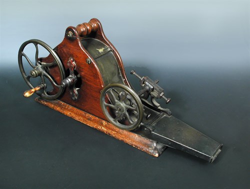 Lot 240 - A set of mid 19th century mahogany and brass...