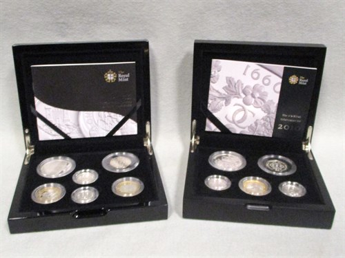 Lot 36 - Royal Mint 2010 UK silver celebration set...