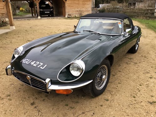 Lot 137 - A 1971 E-type Jaguar V12 series III roadster